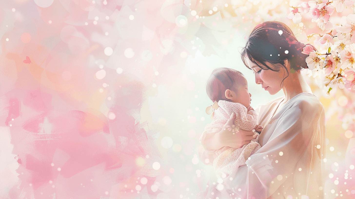 New mother embracing her postpartum body with self-compassion